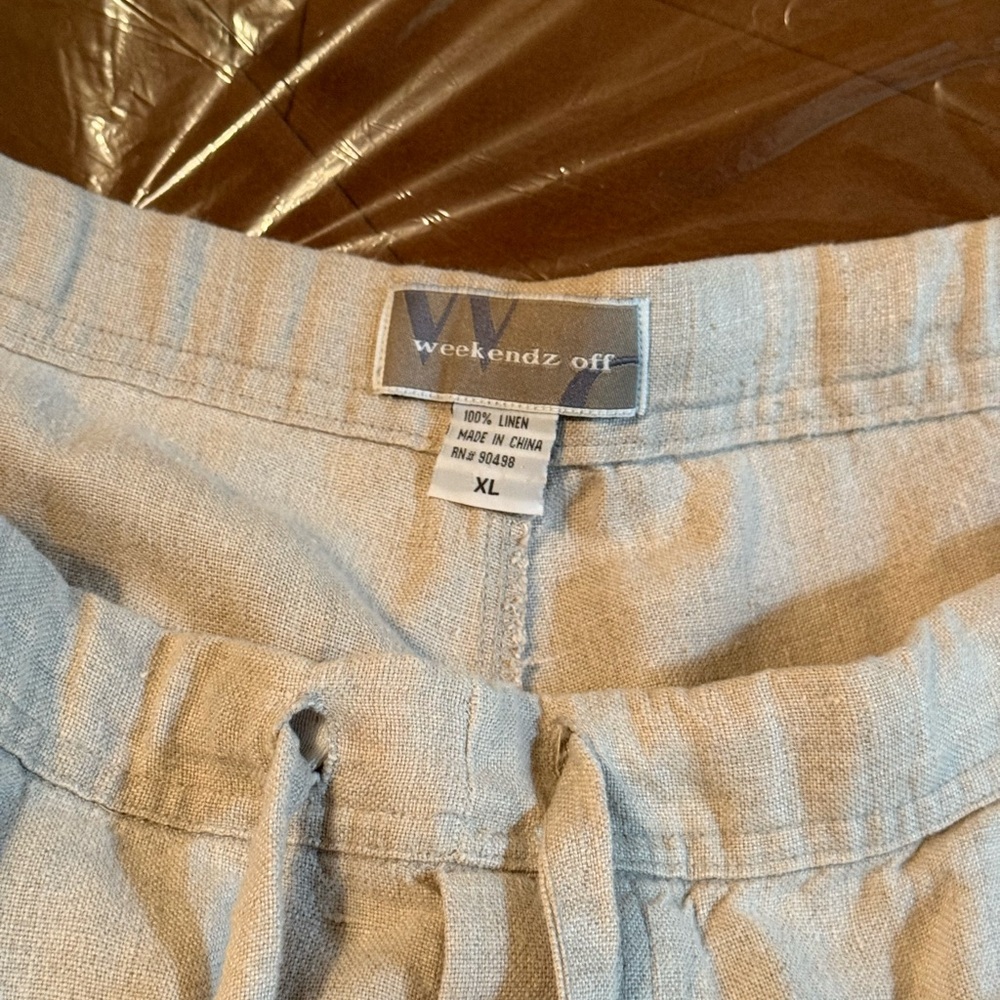 Men's Linen Pants - Light Gray